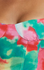 Ritchel Top - Colourful Corset Top in Multi