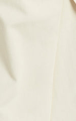 Tiffany Skort - Mid Waist Box Pleated Mini Skort in Stone