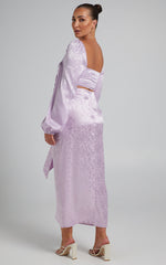 Runaway The Label - Roxie Midi Skirt in Lilac